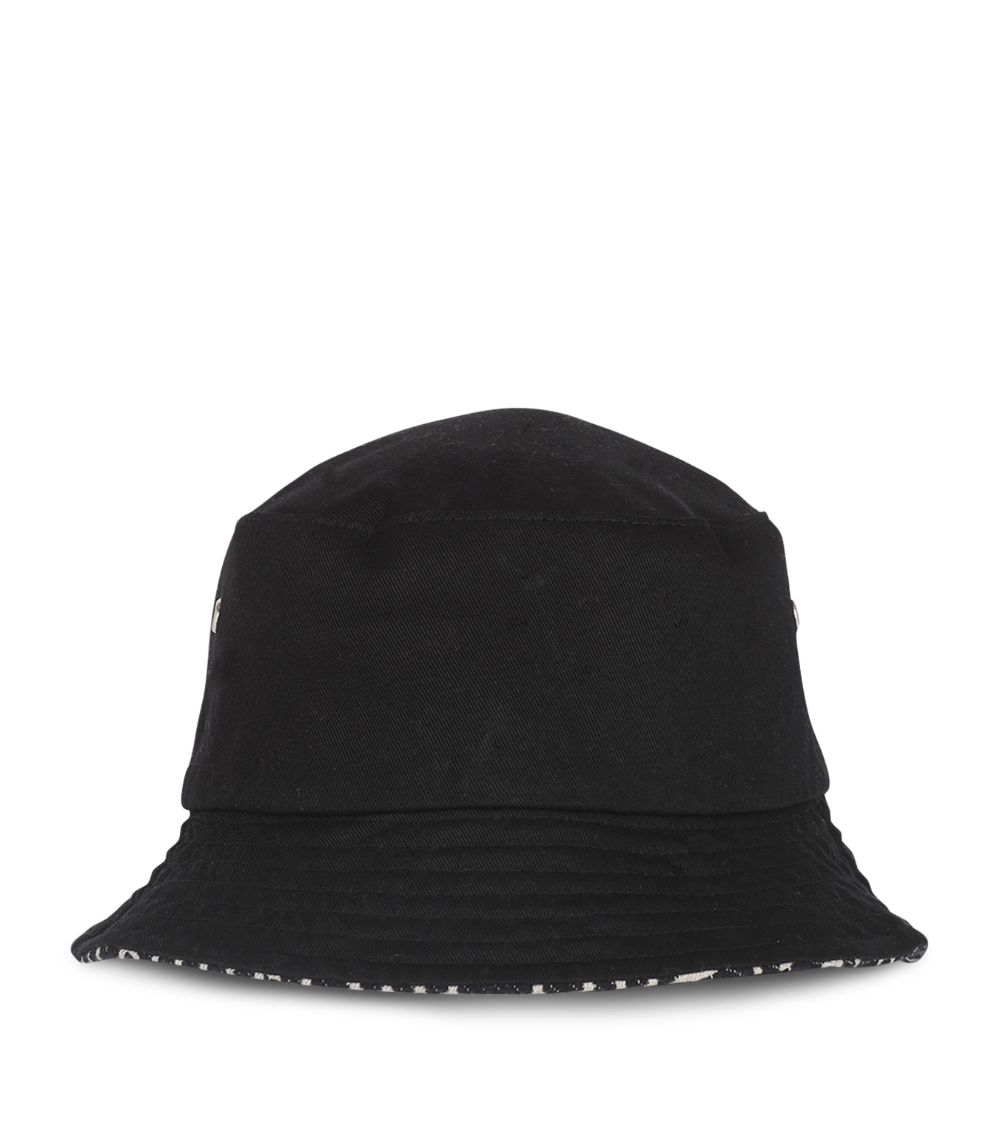 Balmain Balmain Reversible Monogram Bucket Hat