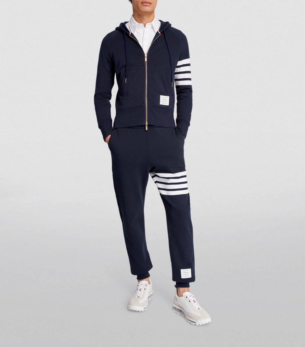 Thom Browne Thom Browne Four-Stripe Zip-Up Hoodie