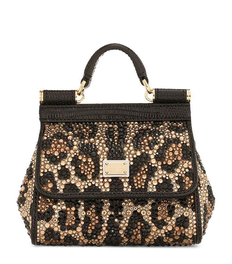 Dolce & Gabbana Dolce & Gabbana Mini Embellished Sicily Top-Handle Bag