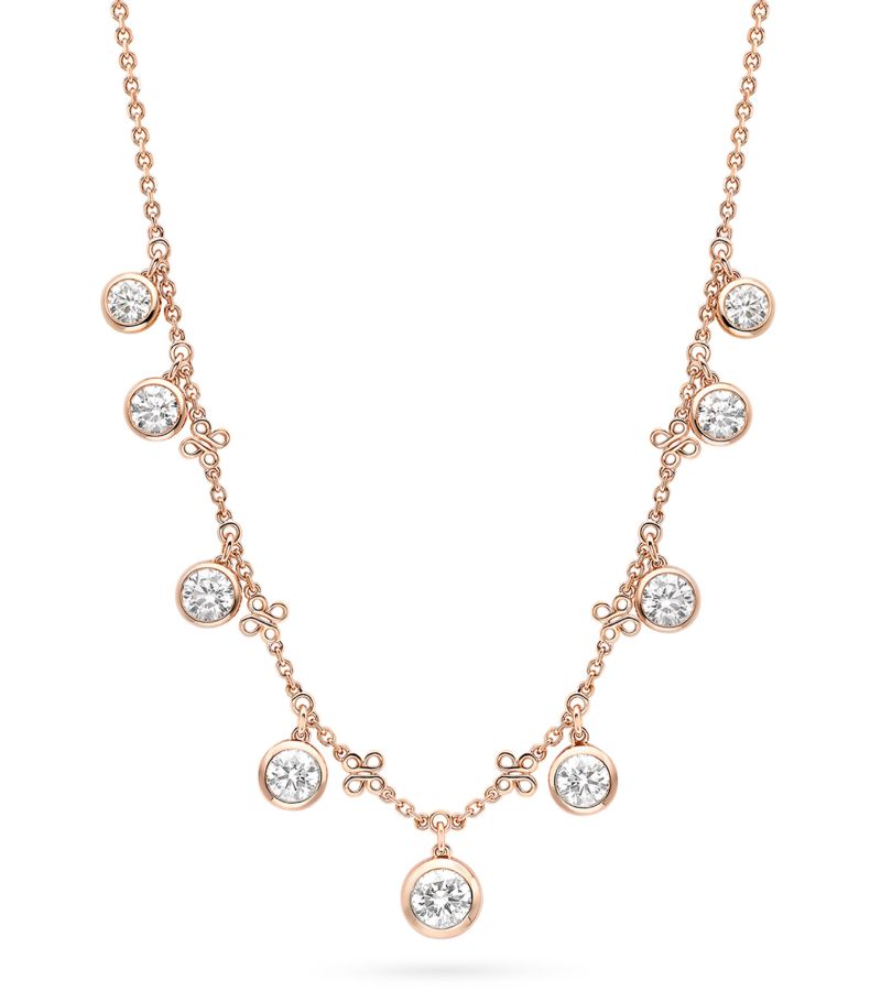 Boodles Boodles Large Rose Gold And Diamond Beach Necklace