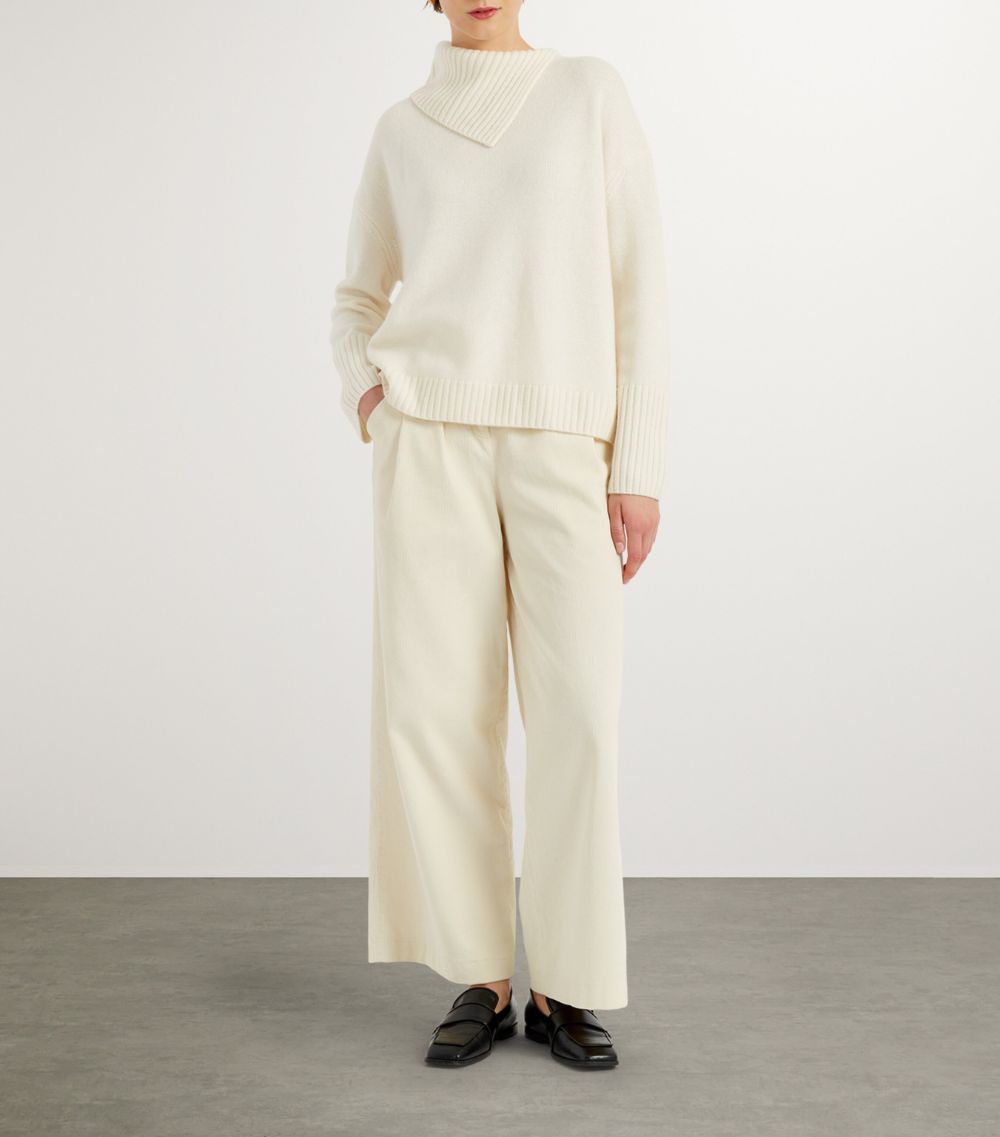 Chinti & Parker Chinti & Parker Cashmere Asymmetric Sweater