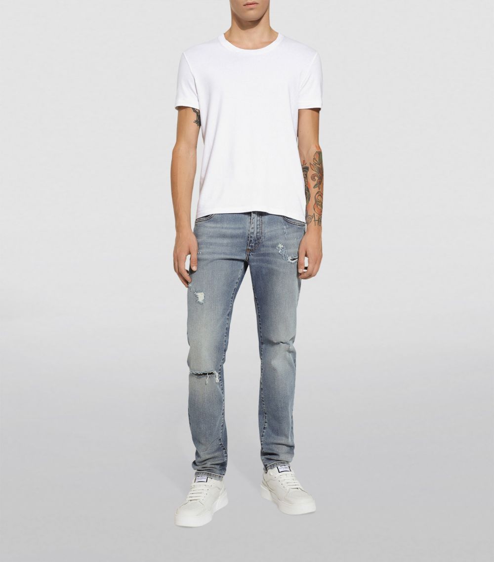 Dolce & Gabbana Dolce & Gabbana Distressed Slim Jeans