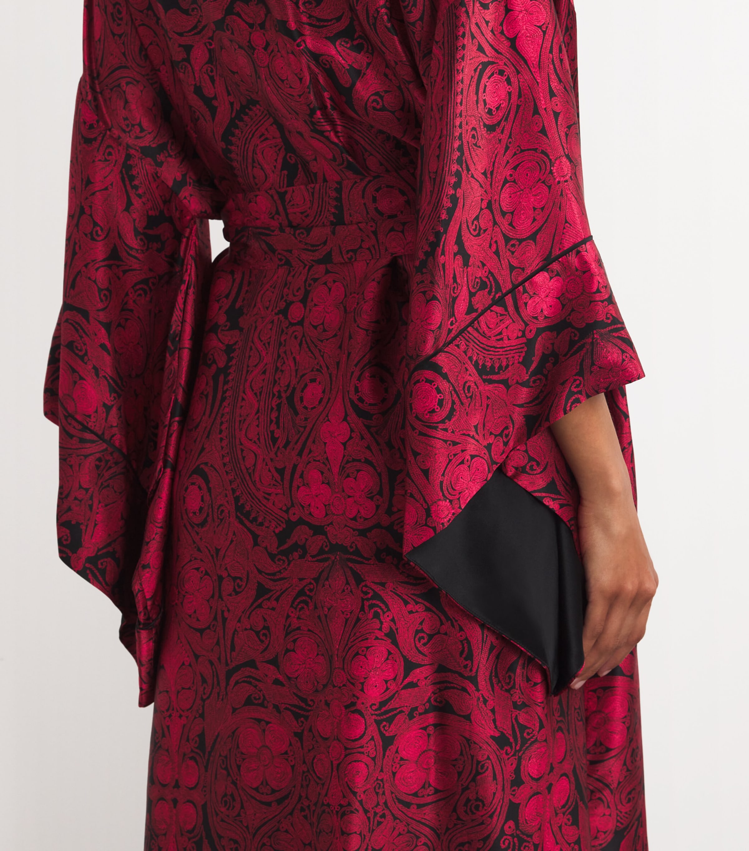  Natori Silk Printed Robe