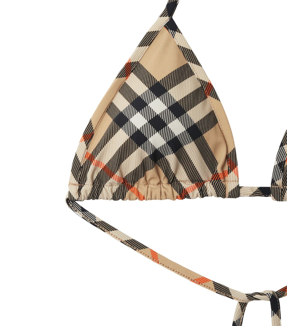 Burberry Burberry Burberry Check Bikini Top