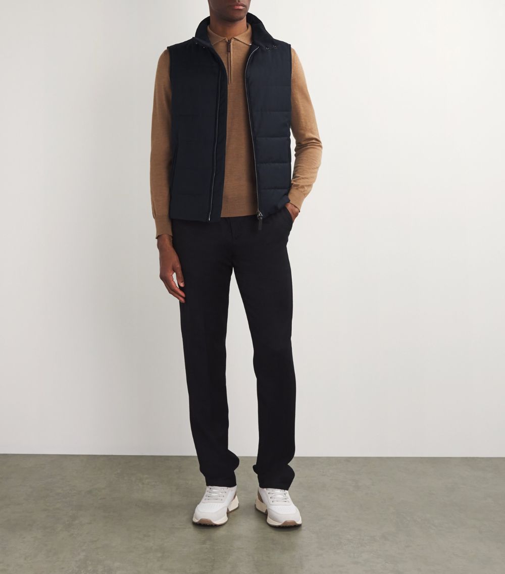 Canali Canali Water-Resistant Padded Gilet