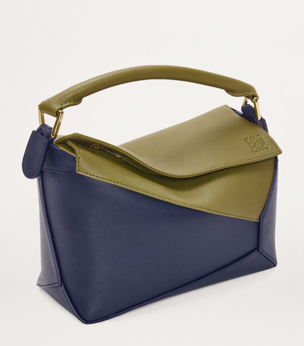 Loewe Loewe Small Leather Puzzle Edge Top-Handle Bag