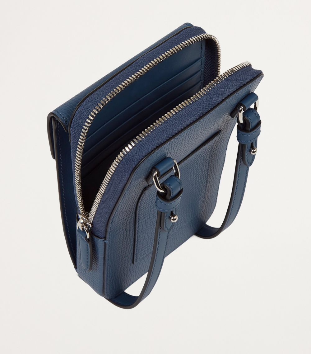 Smythson Smythson Leather Cross-Body Pouch