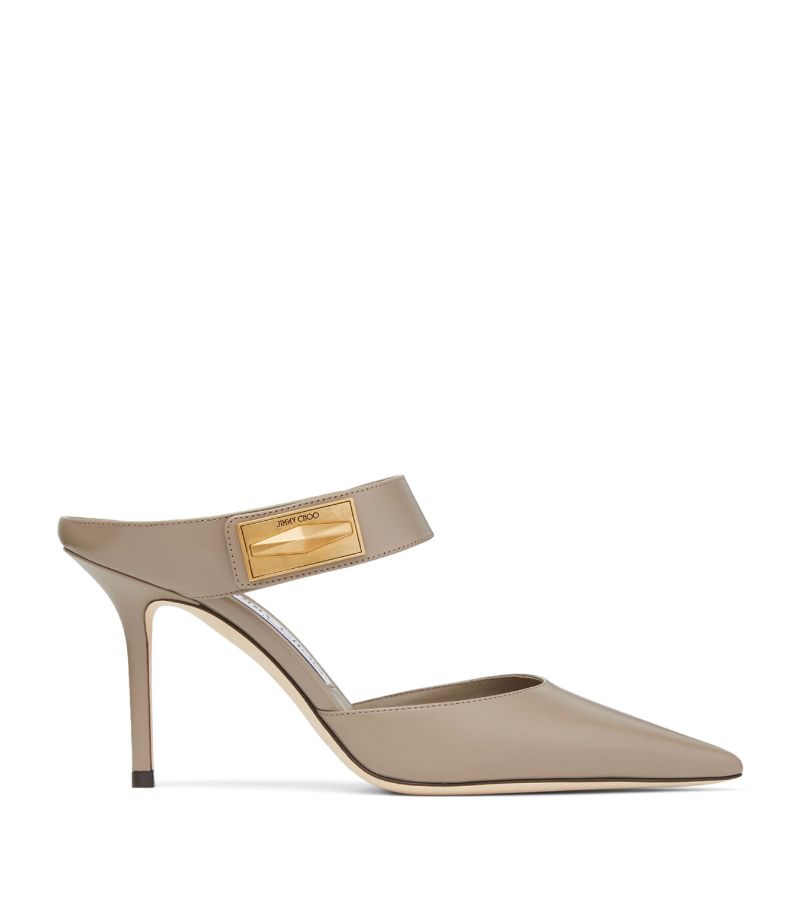 Jimmy Choo Jimmy Choo Nell 85 Leather Mules