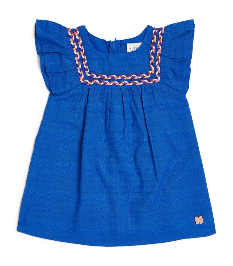 Carrément Beau Carrement Beau Cotton Embroidered Dress (2-3 Years)