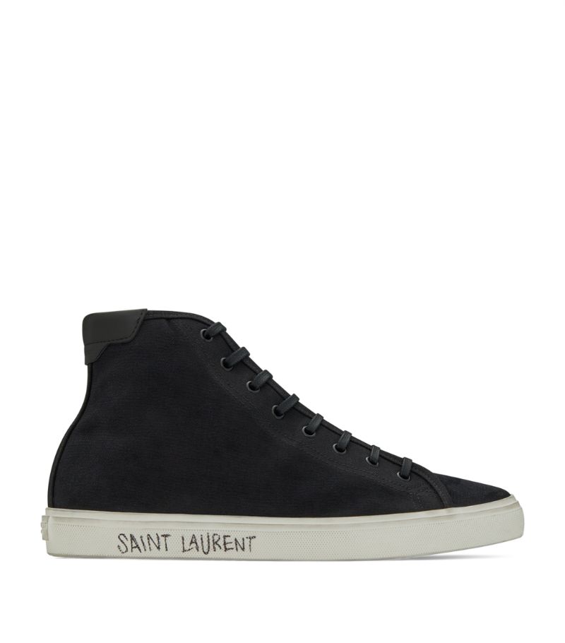 Saint Laurent Saint Laurent Malibu Mid-Top Sneakers