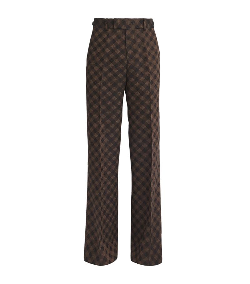 Amiri Amiri Wool-Blend Flared Trousers