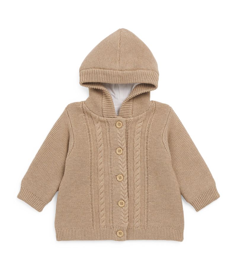 Purebaby Purebaby Knitted Hooded Jacket (0-18 Months)