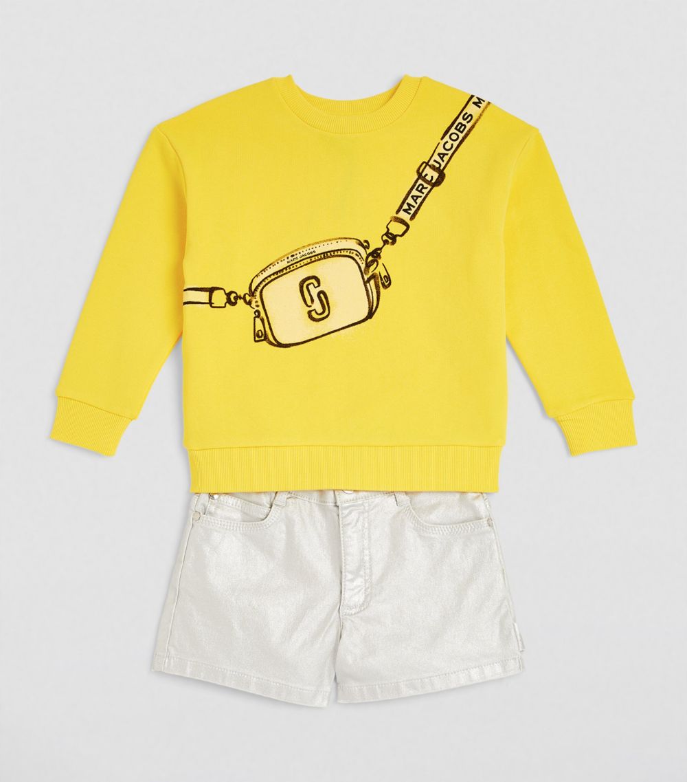Marc Jacobs Kids Marc Jacobs Kids Snapshot Bag Print Sweatshirt (4-12 Years)
