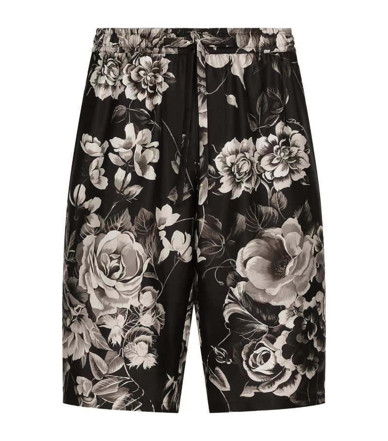 Dolce & Gabbana Dolce & Gabbana Silk Floral Bermuda Shorts