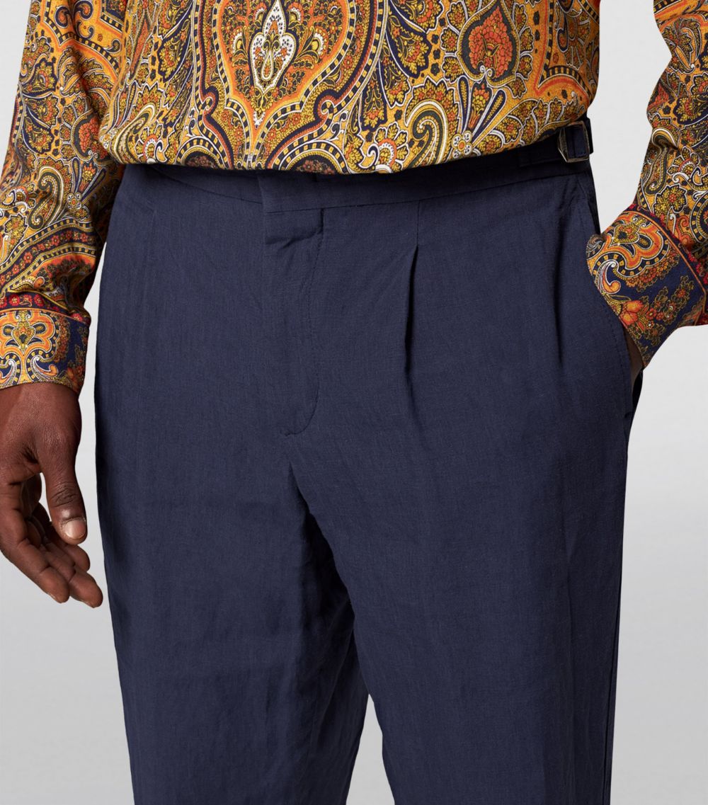 Orlebar Brown Orlebar Brown Linen Derwin Relaxed Trousers
