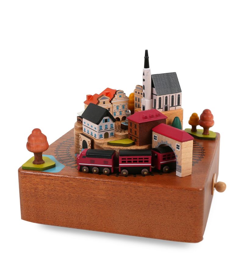 Music Box Cards Music Box Cards Autumn Train Music Box