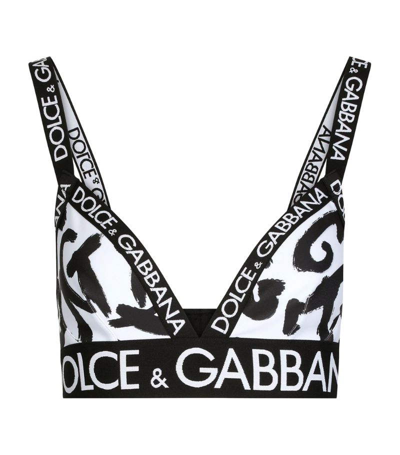 Dolce & Gabbana Dolce & Gabbana Graffiti Print Bralette