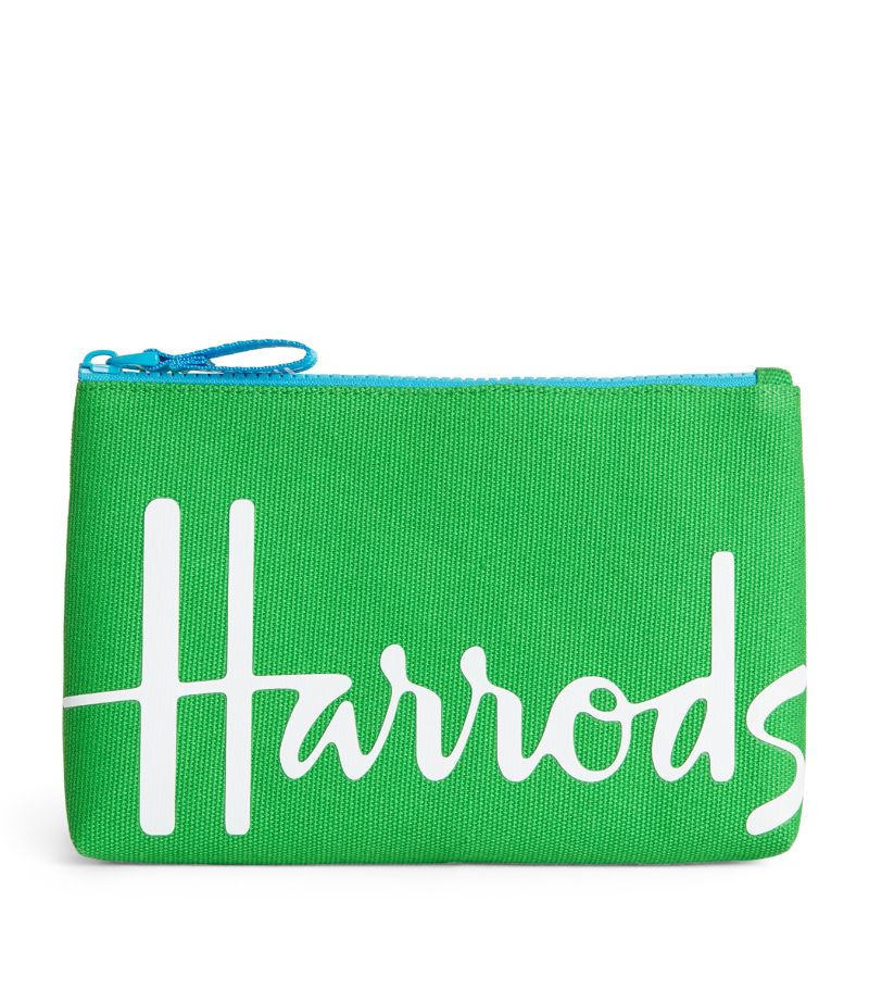 Harrods Harrods Small Cotton Logo Pouch