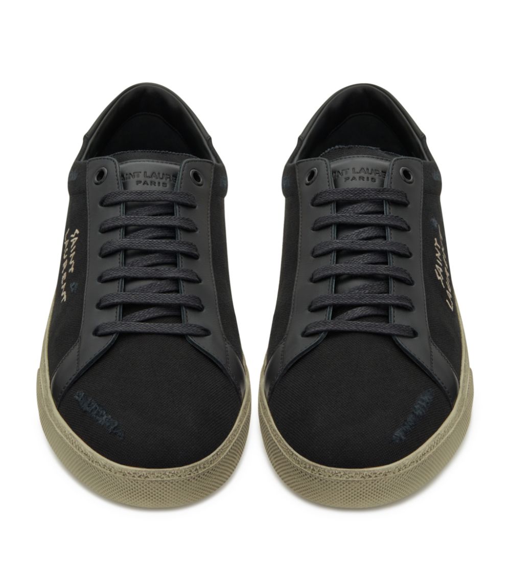 Saint Laurent Saint Laurent Leather Court Classic Sneakers