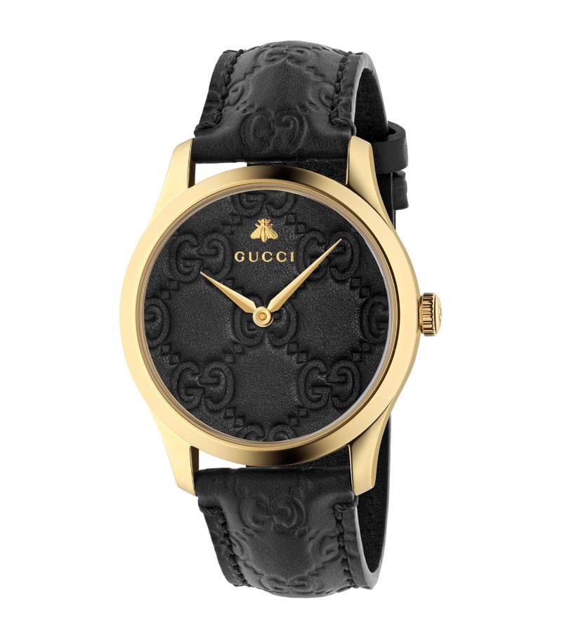 Gucci Gucci Gold-Plated G-Timeless Watch 38Mm