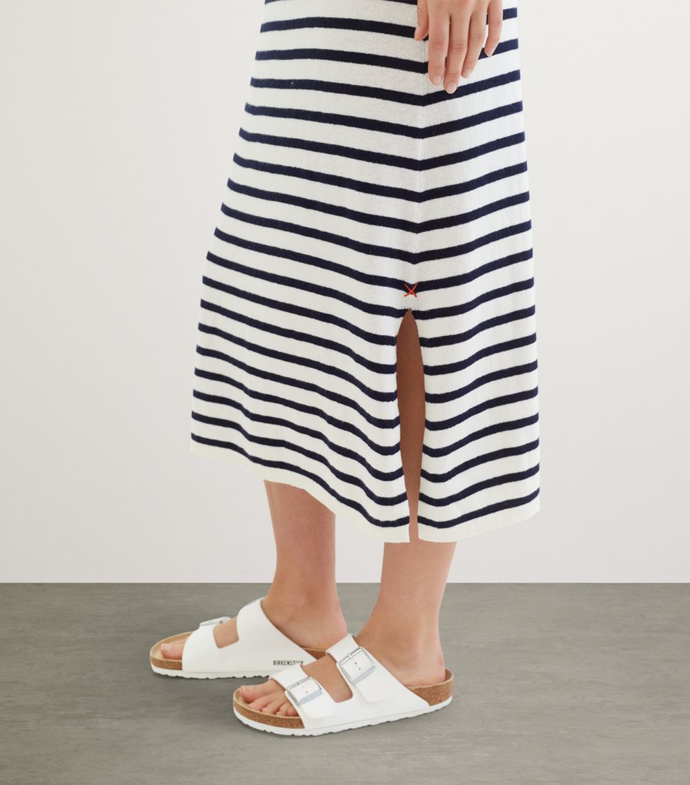 Chinti & Parker Chinti & Parker Bci Cotton-Linen Striped Breton Dress