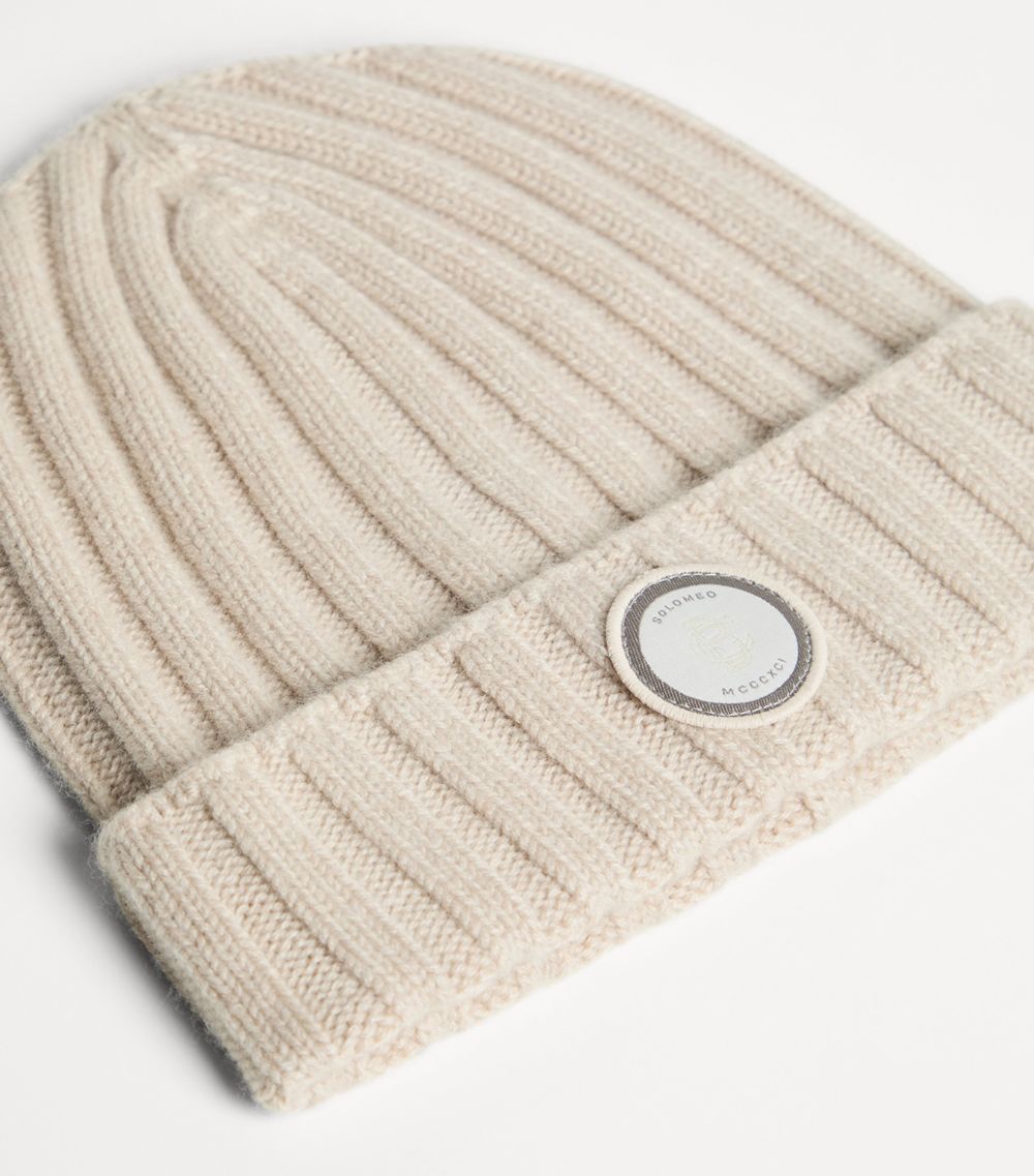 Brunello Cucinelli Kids Brunello Cucinelli Kids Cashmere Logo-Patch Beanie