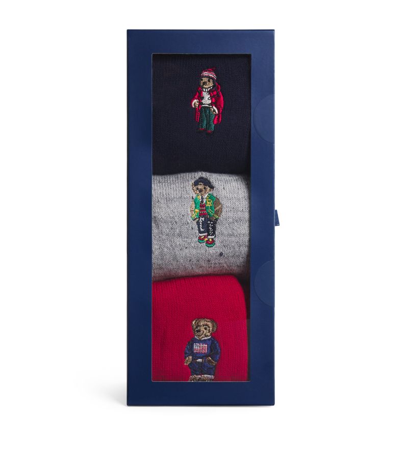 Polo Ralph Lauren Polo Ralph Lauren Polo Bear Socks Gift Box (Pack Of 3)