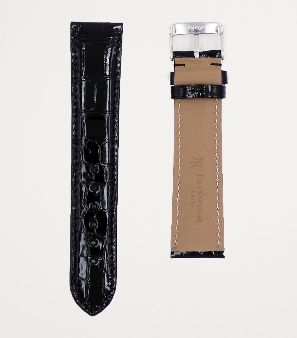 Jean Rousseau Jean Rousseau Alligator Classic 3.5 Watch Strap (20Mm)