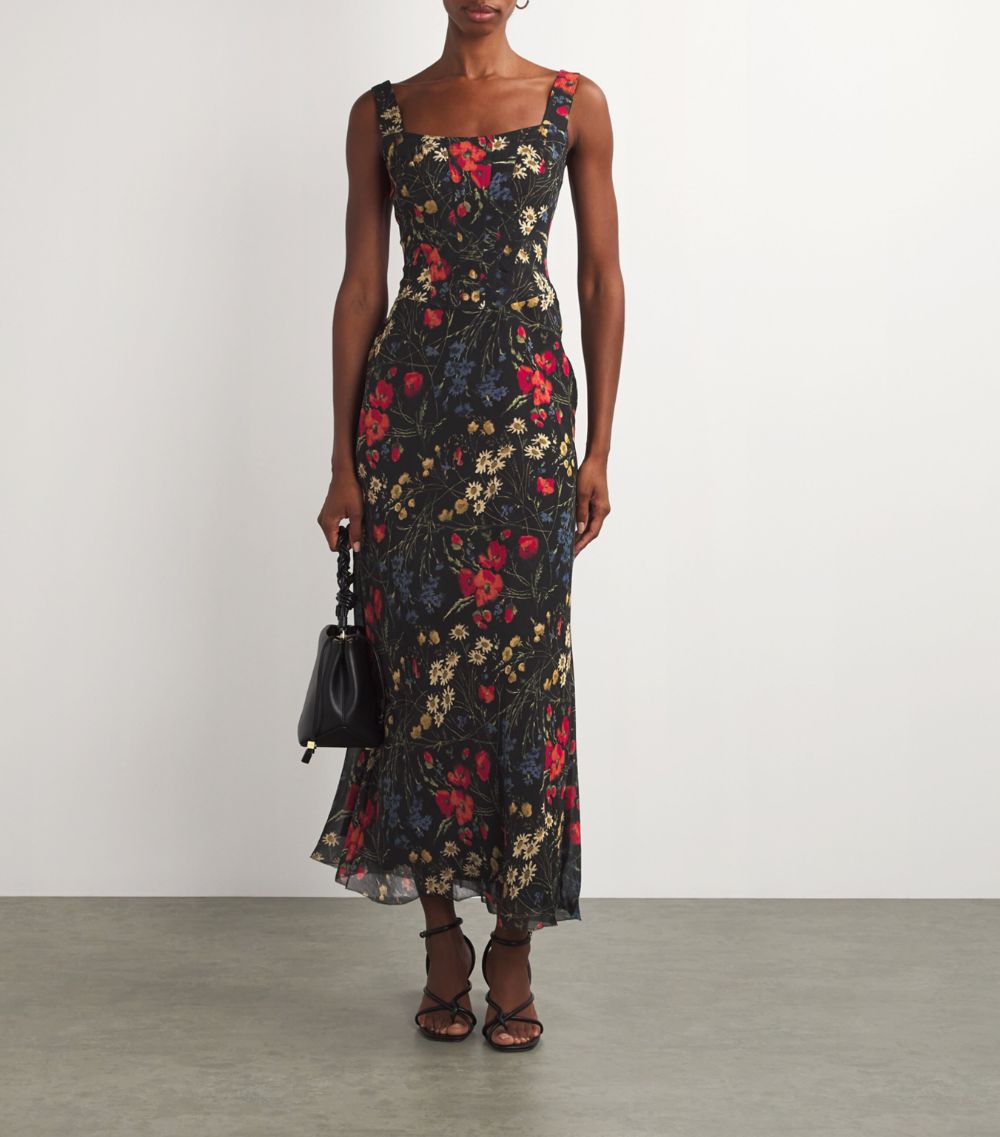 Polo Ralph Lauren Polo Ralph Lauren Floral Corseted Maxi Dress