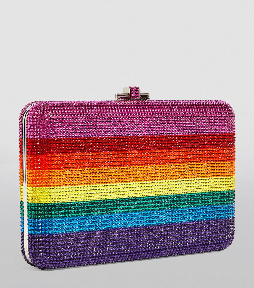 Judith Leiber Judith Leiber Rainbow Slim Slide Clutch Bag