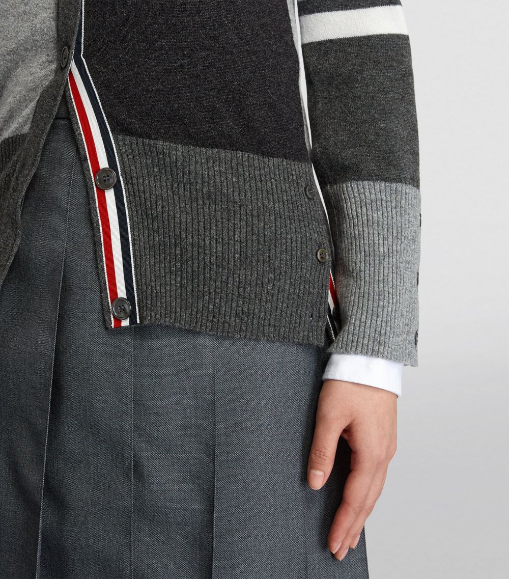 Thom Browne Thom Browne Cashmere 4-Bar Cardigan