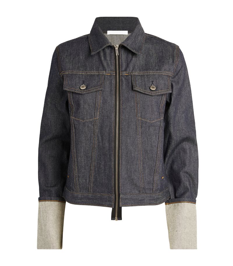 Helmut Lang Helmut Lang Denim Zip-Up Trucker Jacket