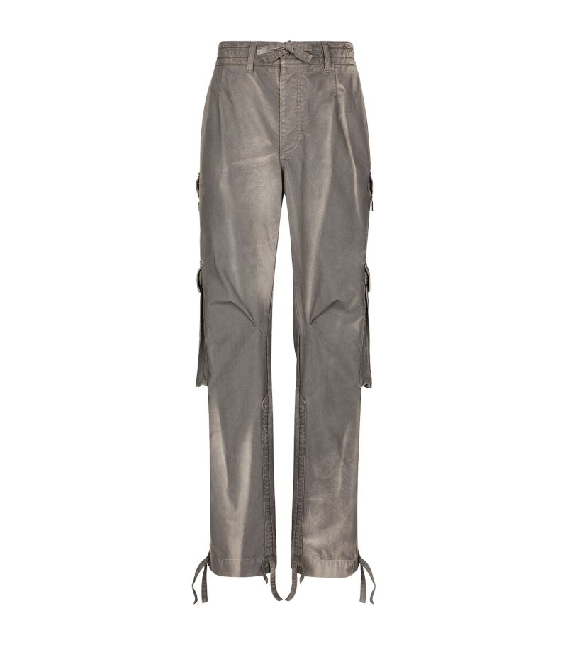 Dolce & Gabbana Dolce & Gabbana Garment-Dyed Oversized Cargo Trousers