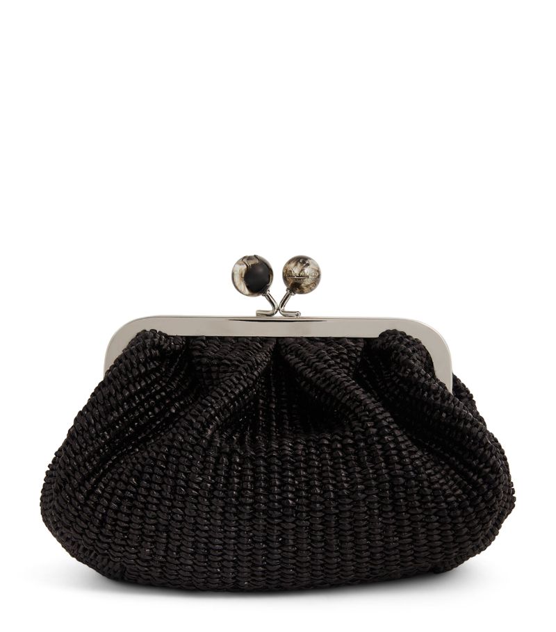 Weekend Max Mara Weekend Max Mara Small Woven Pasticcino Clutch Bag