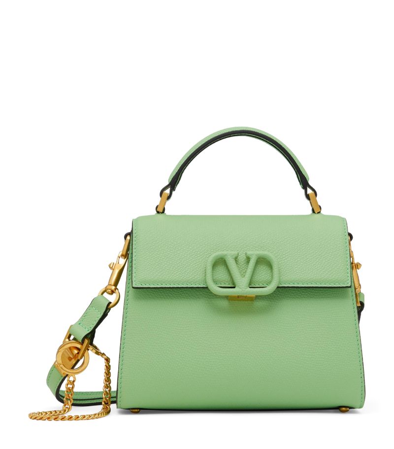 VALENTINO GARAVANI Valentino Garavani Mini Leather Vsling Top-Handle Bag