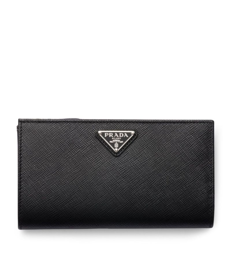 Prada Prada Large Saffiano Leather Wallet