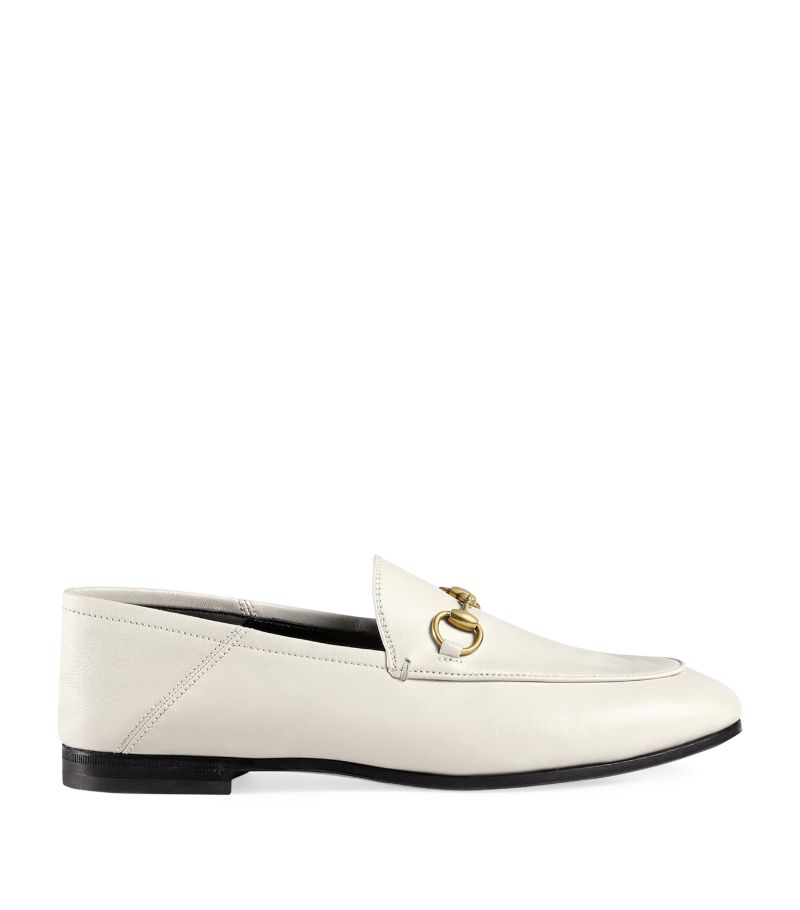 Gucci Gucci Leather Brixton Horsebit Loafers