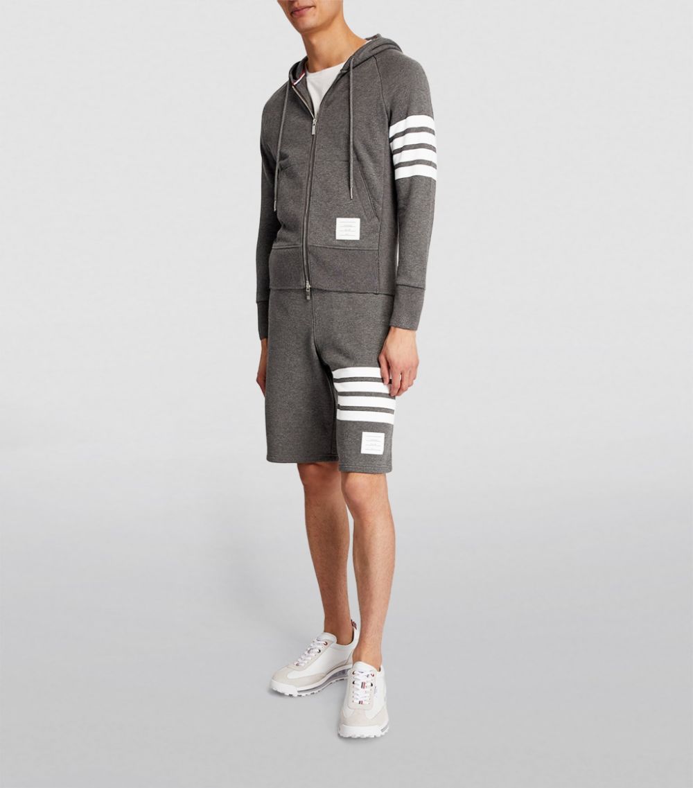 Thom Browne Thom Browne Four-Stripe Zip-Up Hoodie