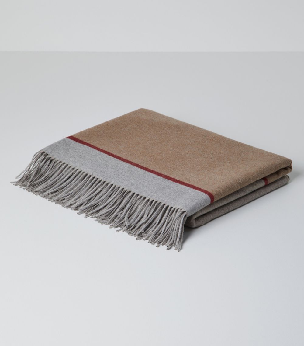 Brunello Cucinelli Brunello Cucinelli Silk Fringed Throw (150cm x 180cm)