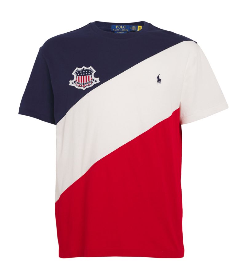 Polo Ralph Lauren Polo Ralph Lauren Cotton Striped Usa T-Shirt