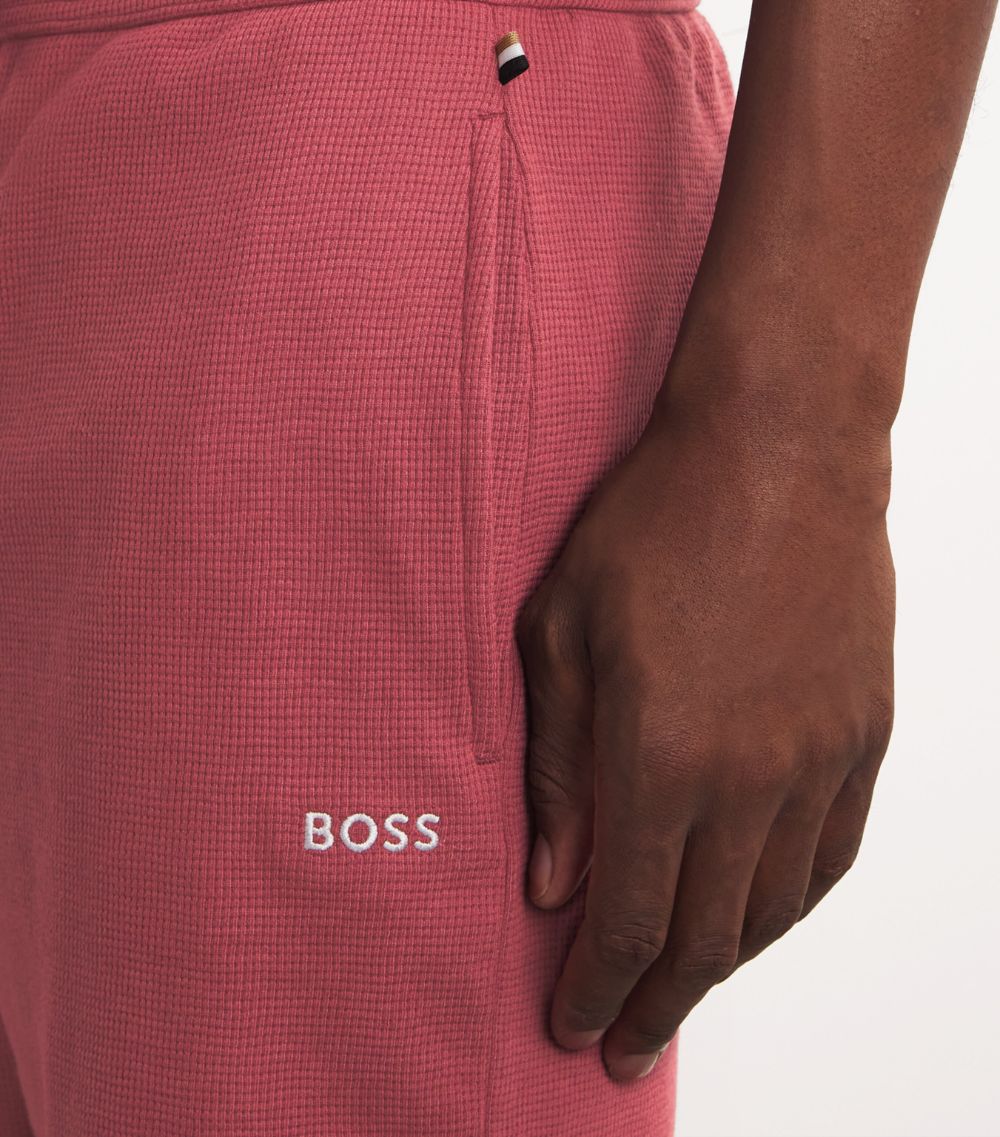 BOSS Boss Logo Waffle Shorts