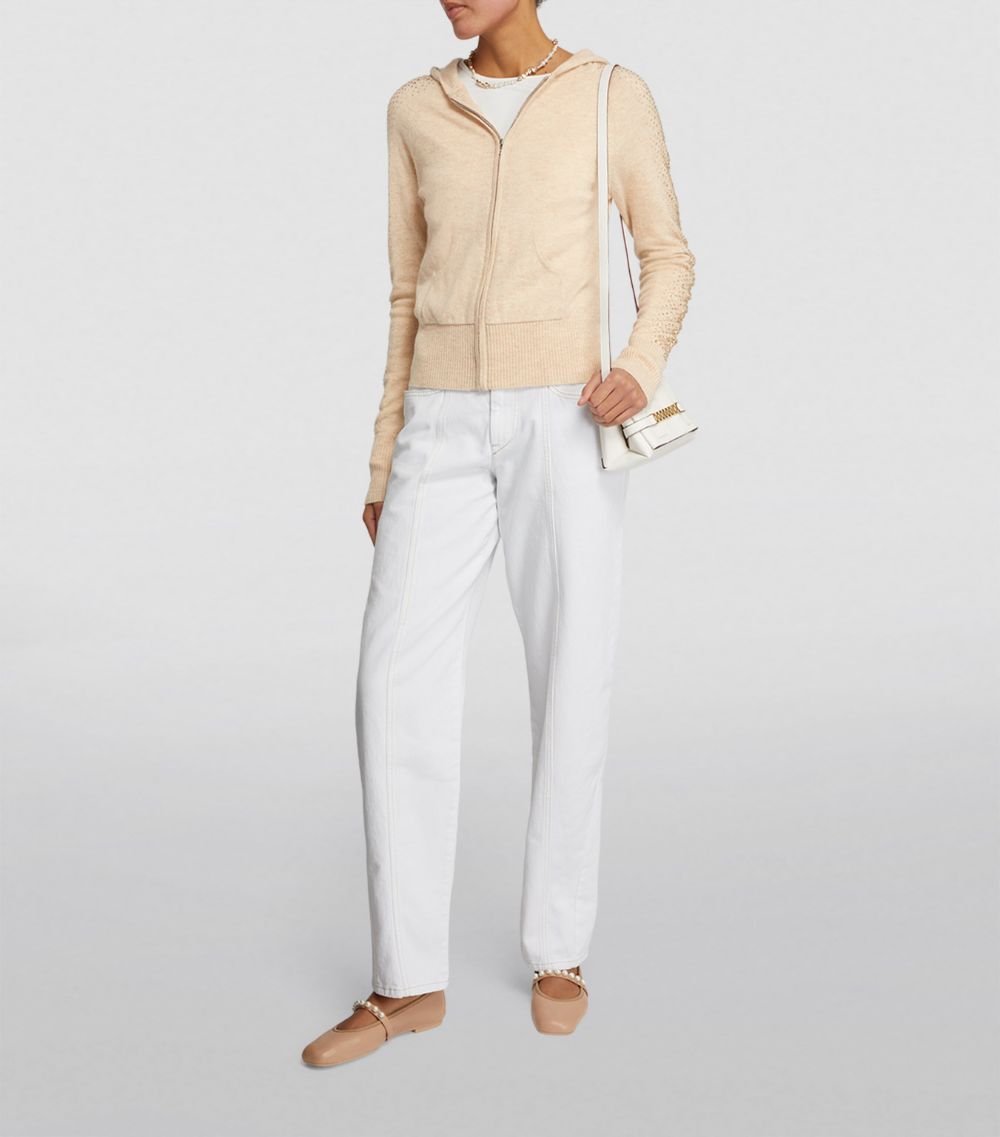 William Sharp William Sharp Cashmere Crystal-Embellished Hoodie