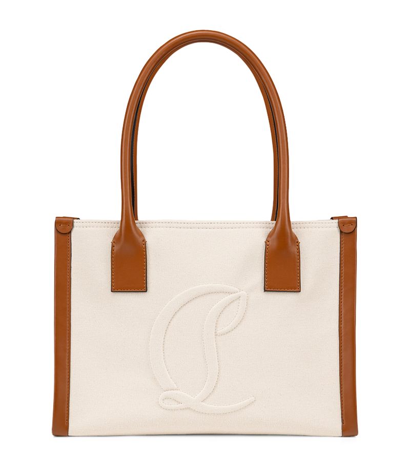 Christian Louboutin Christian Louboutin By My Side Small Canvas Tote Bag