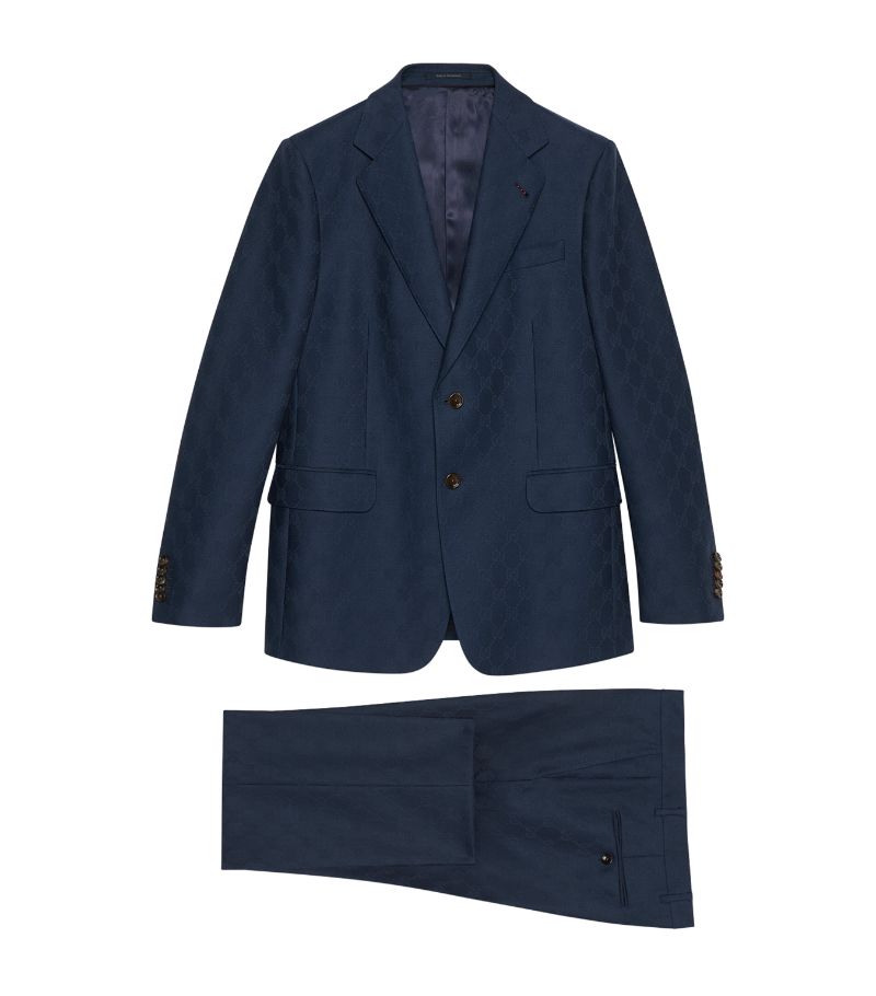 Gucci Gucci Wool Gg 2-Piece Suit