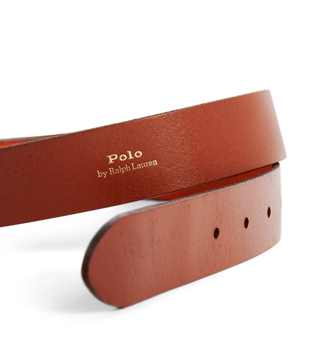 Polo Ralph Lauren Polo Ralph Lauren Leather Oval-Buckle Belt