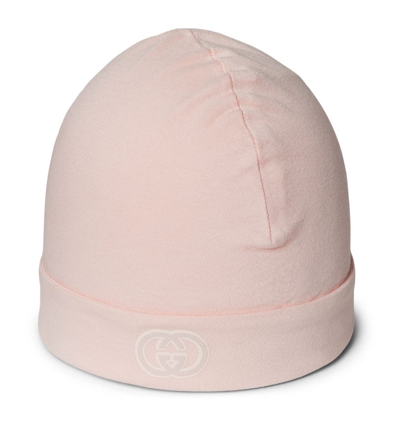 Gucci Gucci Kids Cotton Logo Print Hat