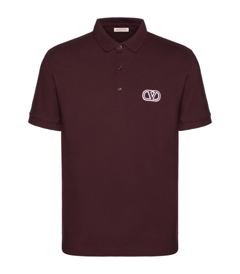 VALENTINO GARAVANI Valentino Garavani Cotton Vlogo Polo Shirt