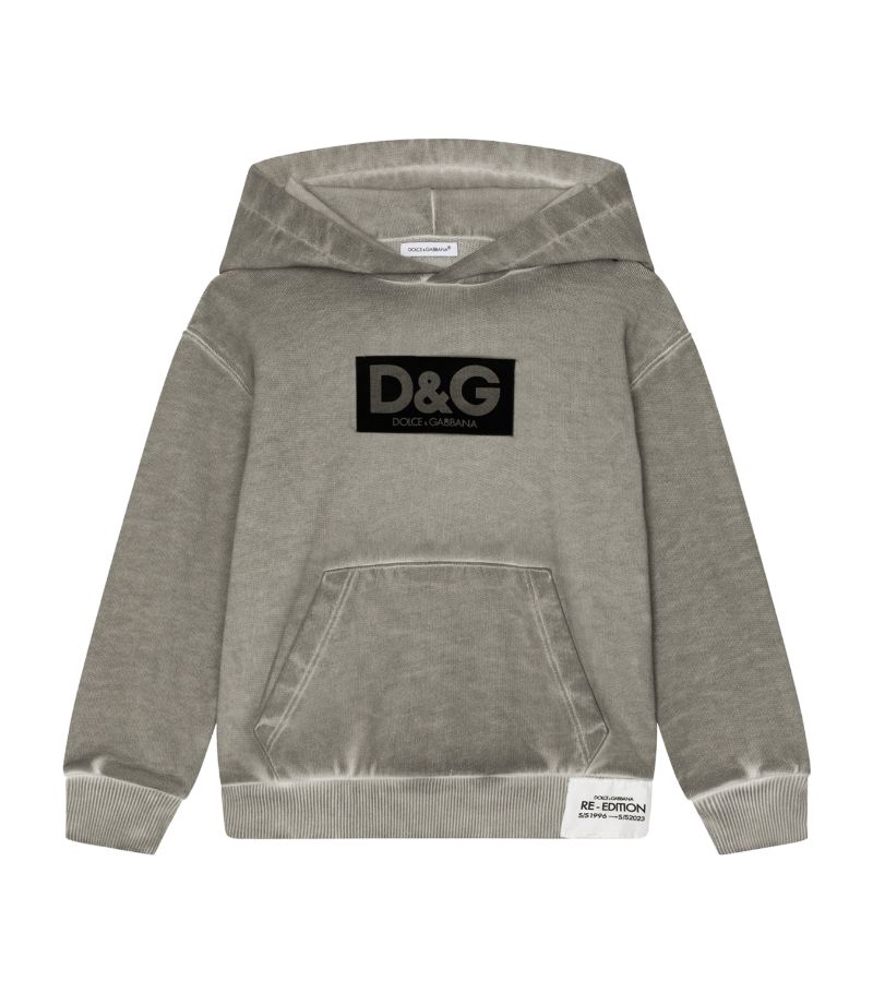 Dolce & Gabbana Dolce & Gabbana Kids Re-Edition Logo Hoodie (8-14 Years)