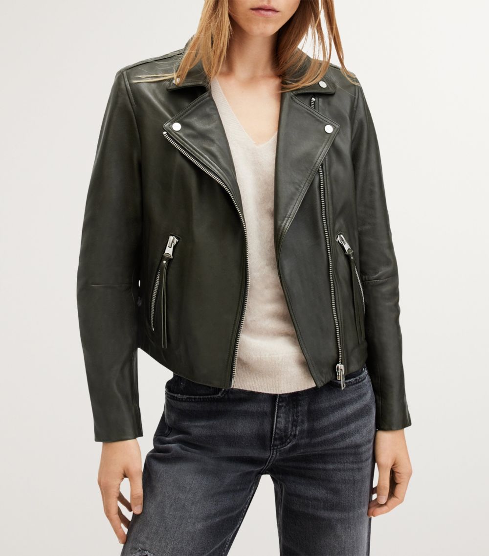 Allsaints Allsaints Leather Dalby Biker Jacket