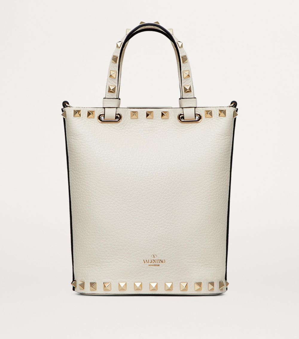 VALENTINO GARAVANI Valentino Garavani Mini Leather Rockstud Top-Handle Bag